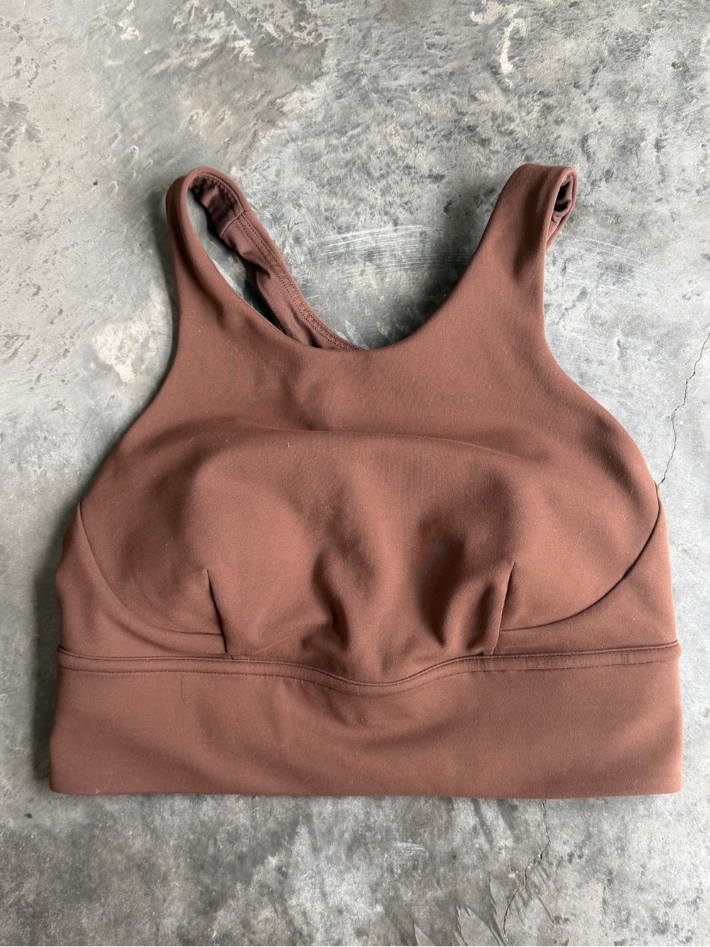 LULULEMON Align High Neck Long Line Bra Size 6 Java